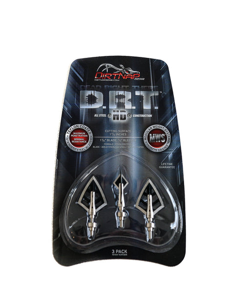 HD DRT DOUBLE BEVEL 150/175 GRAIN - 3 PACK – DirtNap Gear